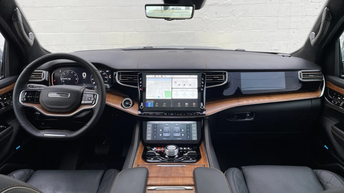 2022 Jeep Grand Wagoneer Interior Review | A flashy luxury oasis