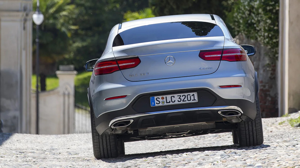 2017 Mercedes-Benz GLC300 Coupe rear view