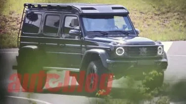 UPDATE: Lightly camouflaged Mercedes-Benz G-Class could be a 4x4 Squared or a Brabus
