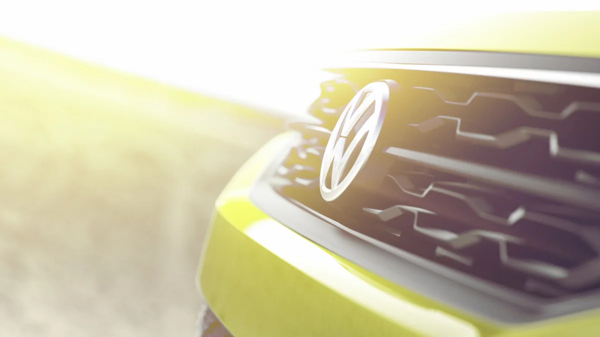 Volkswagen small SUV Concept teaser grille