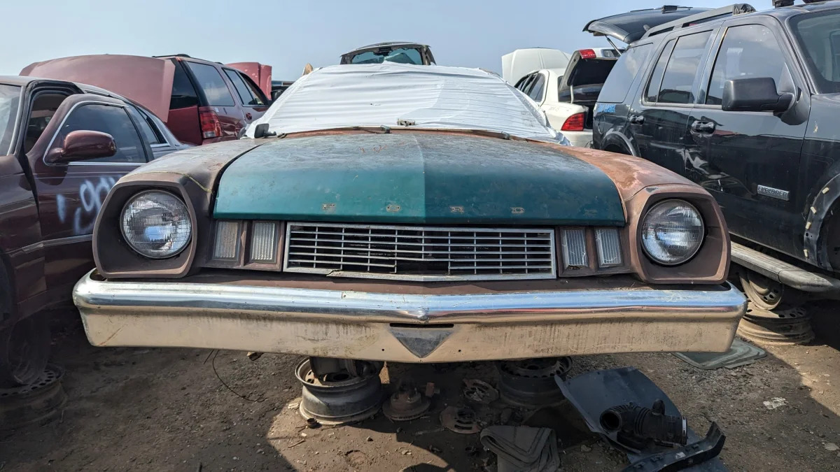 39 - 1977 Ford Pinto Station Wagon in Oklahoma junkyard - photo by Murilee Martin