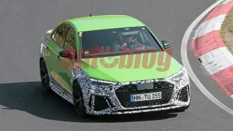 Audi RS3 sedan spy photos