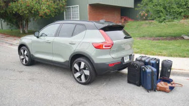 Volvo XC40 Recharge Luggage Test: How much fits in the cargo area?