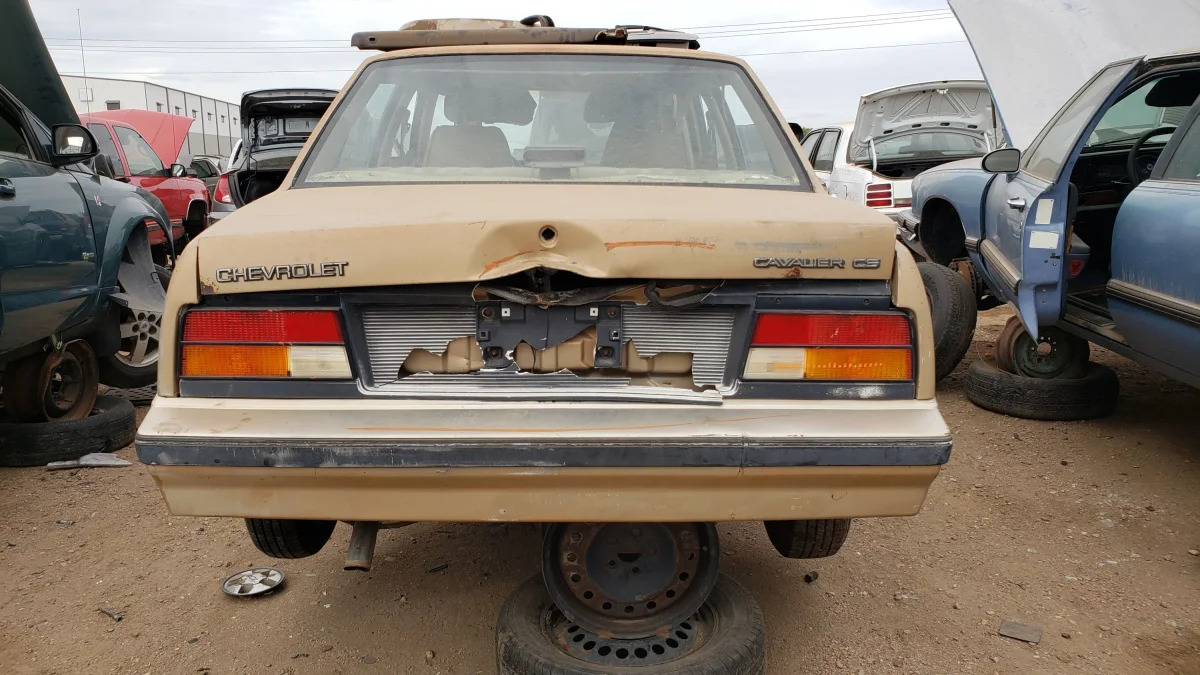 50 - 1986 Chevrolet Cavalier in Colorado Junkyard - Photo by Murilee Martin