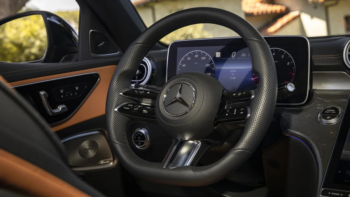 2022 Mercedes-Benz C 300 steering wheel