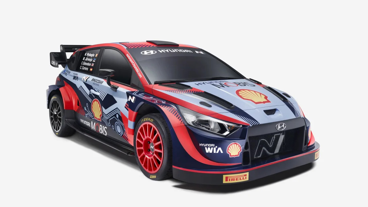 2022 Hyundai i20 World Rally Championship car
