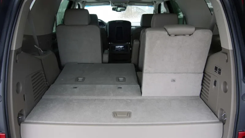 Chevy Tahoe Luge Test How Much Fits Behind The Third Row Autoblog