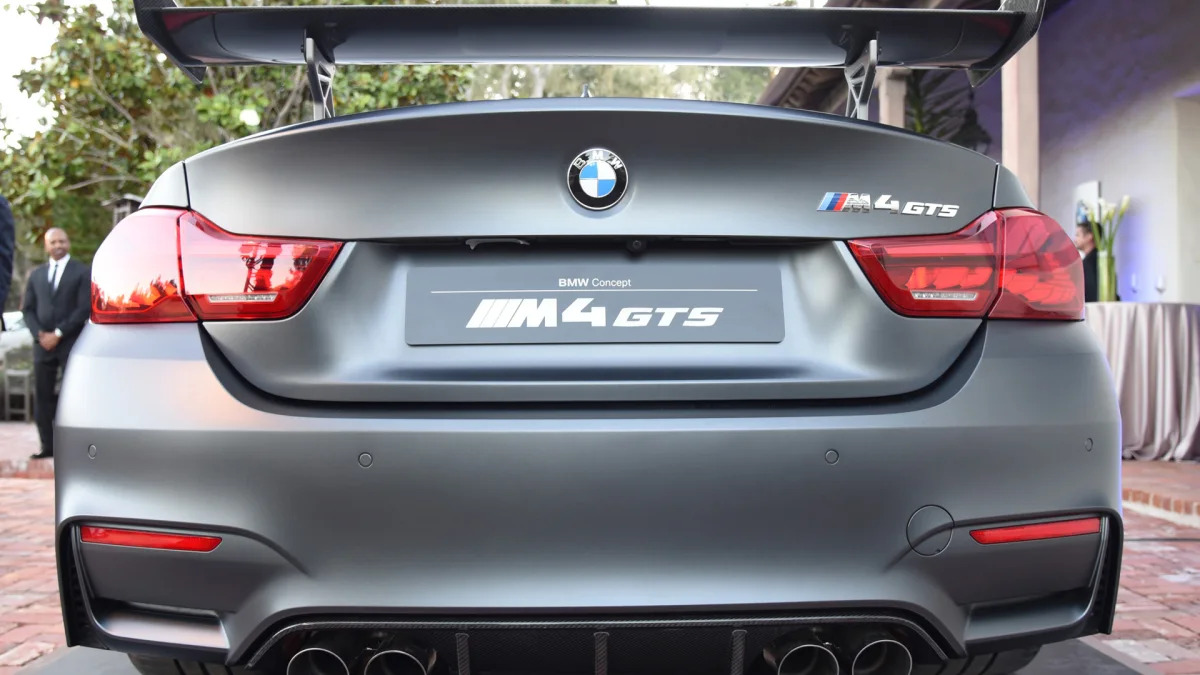 m4 exhaust bmw badges oled taillights concept gts