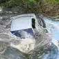 Car off a bridge (or otherwise sinking in water)
