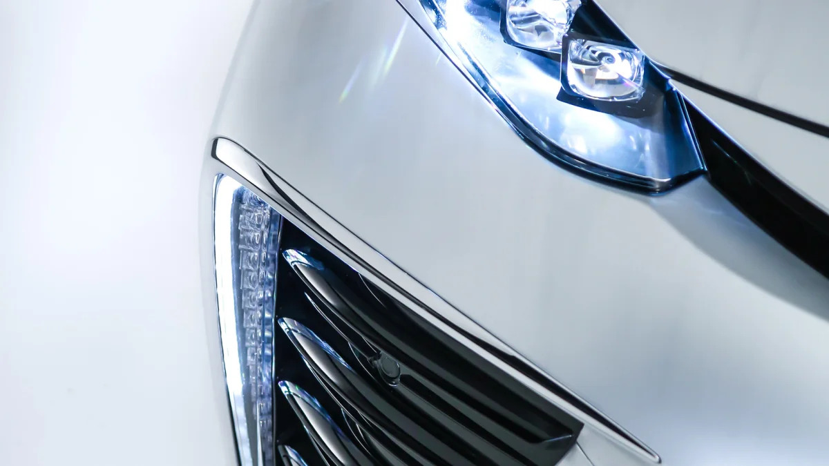 Toyota Mirai Back to the Future Concept headlight