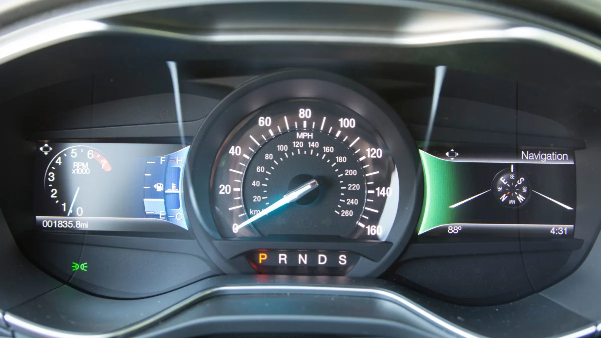2017 ford fusion sport instrument cluster speedometer