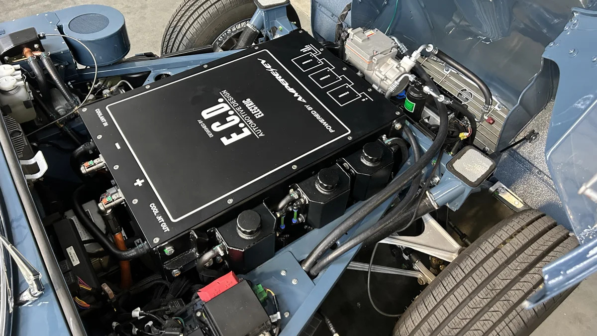 ECD Jaguar E-Type electric restomod