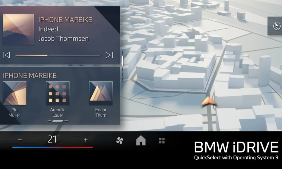 BMW unveils new iDrive infotainment system with smartphone-like