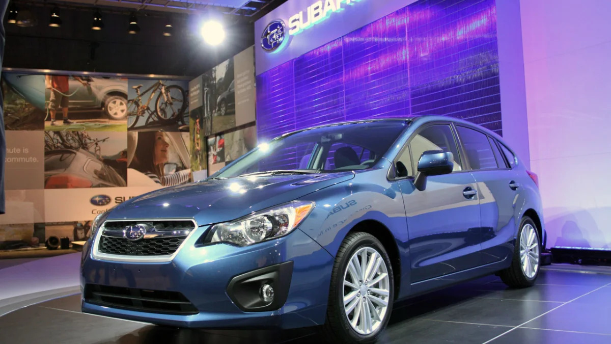 2012 Subaru Impreza Five-Door: New York 2011