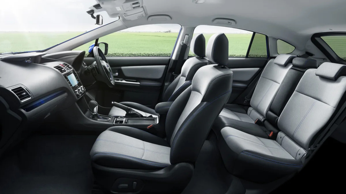 subaru impreza sport hybrid silver interior profile