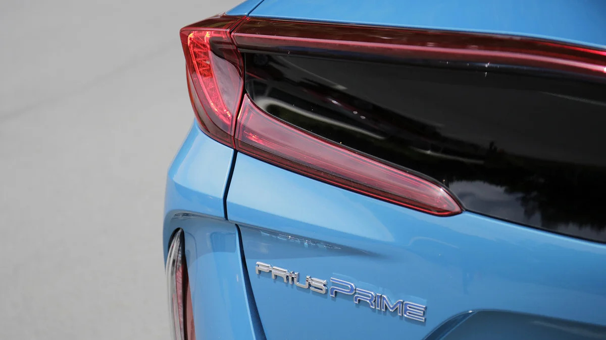 2017 Toyota Prius Prime Prototype taillights