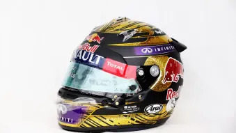 Sebastian Vettel's Gold Helmet - 2013 German Grand Prix