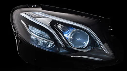 Mercedes E-Class headlights