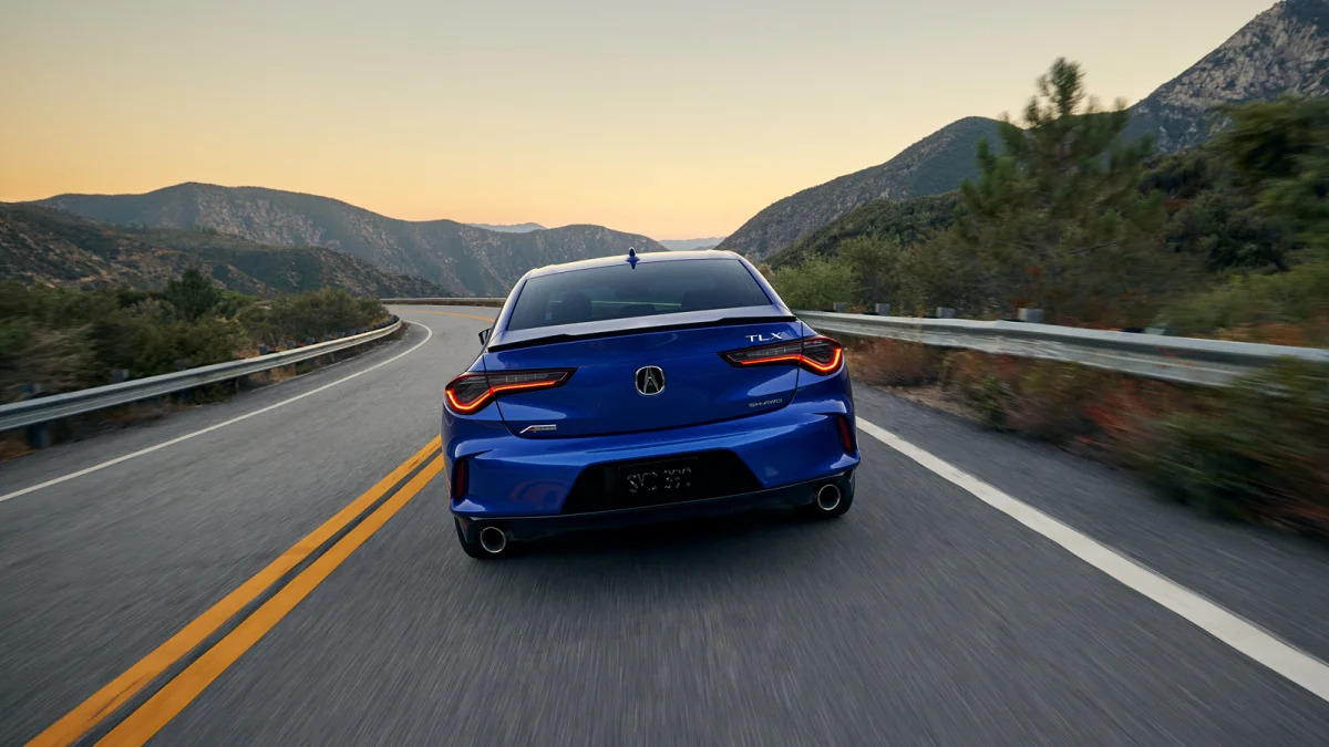 2024 Acura TLX action rear