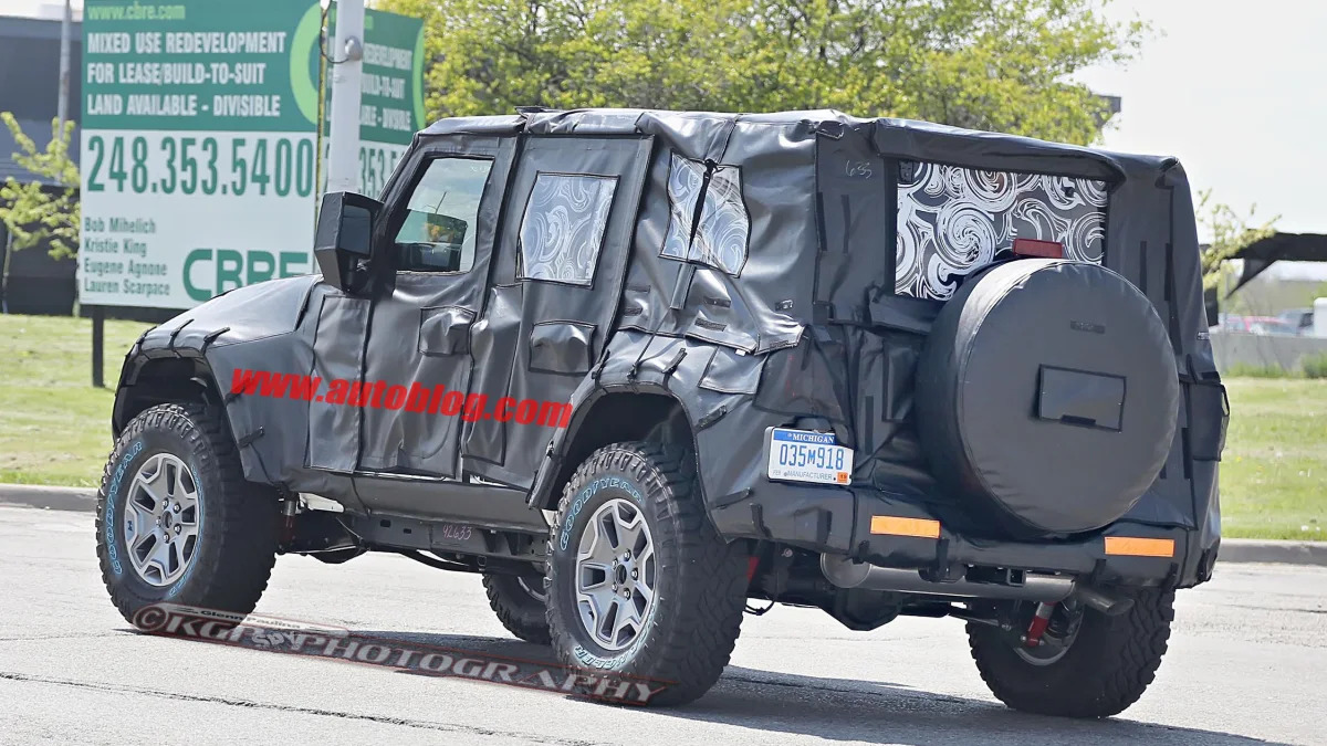 2018 jeep wrangler unlimited spy pic rear
