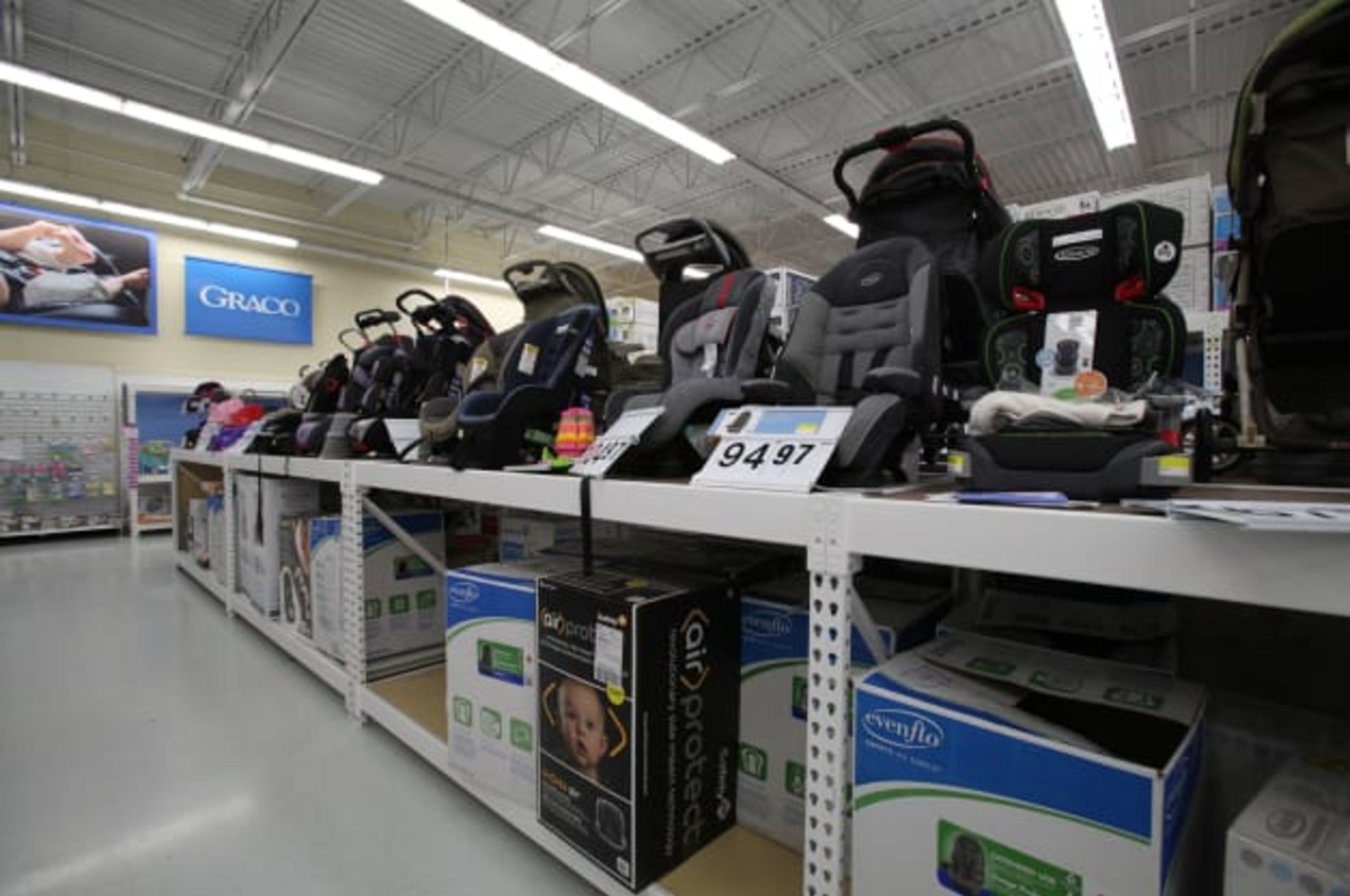 Graco car seats for sale in Walmart supercentre in Kitchener Ontario Canada 2011