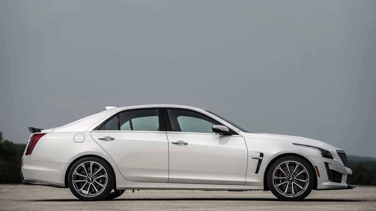 2016 Cadillac CTS-V side view