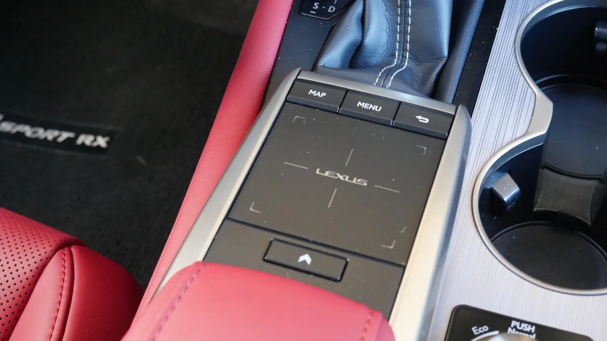 2020 Lexus RX remote touch touchpad