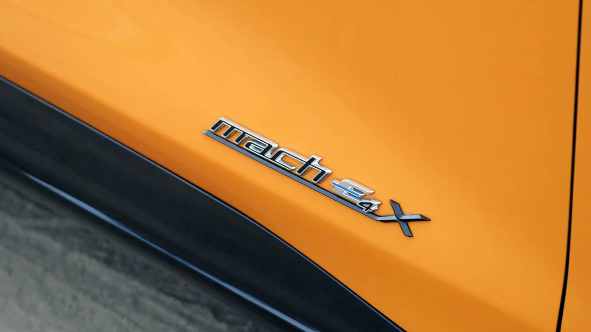 2022 Ford Mustang Mach-E GT badge