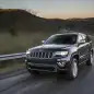 Jeep Grand Cherokee on a twisting road
