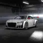 Audi TT Clubsport Turbo concept front 3/4 garage
