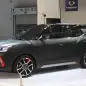 Ssangyong XLV Air concept unveiled at the 2015 Frankfurt Motor Show, wide view, three-quarter.