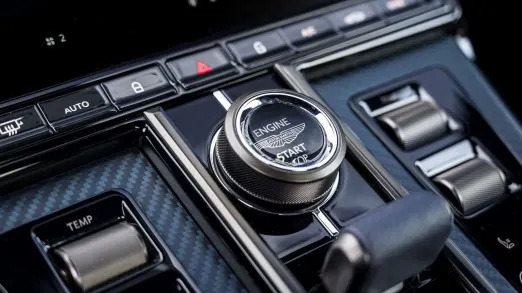 Autotruckpartsoutlet.com 2025-Aston-Martin-Vantage-start-button 2025 Aston Martin Vantage First Drive Review: Big changes, big big power  