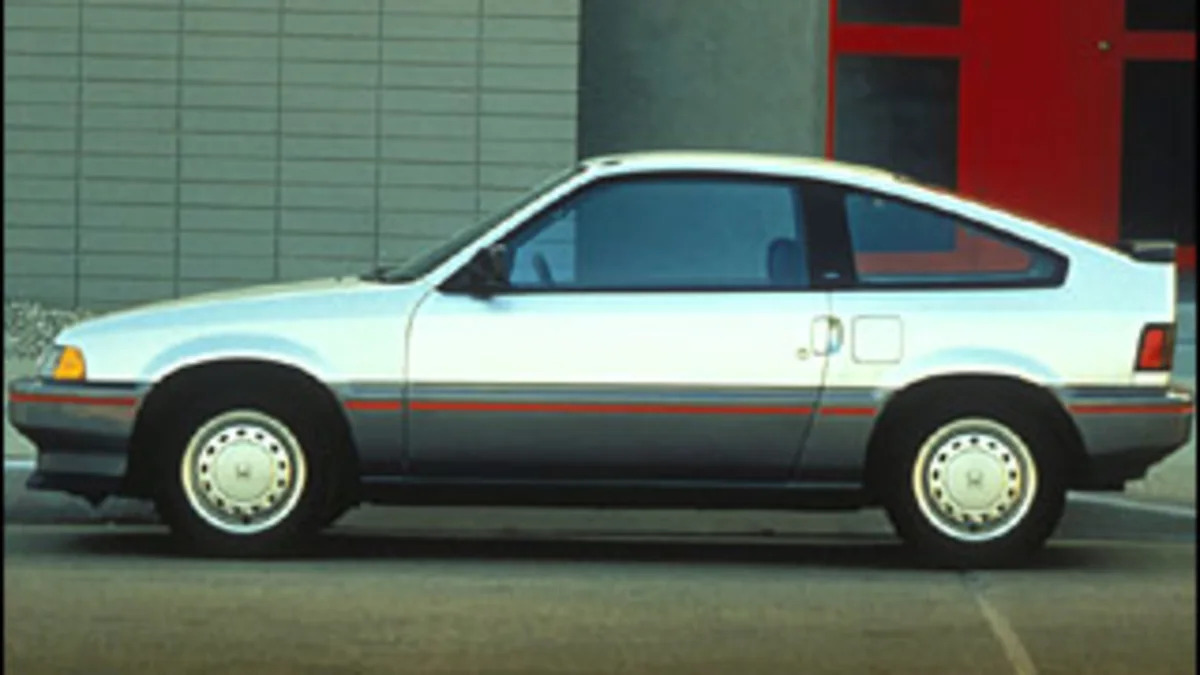 5. 1986-1987 Honda Civic Coupe HF