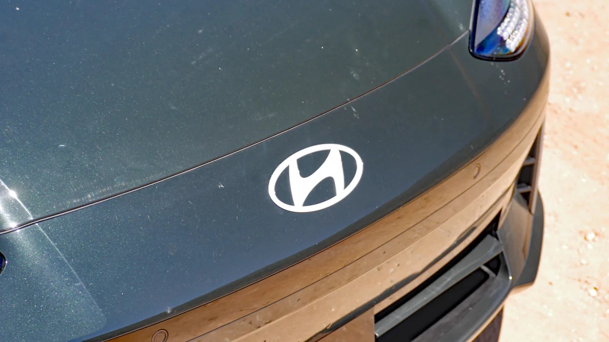 2023 Hyundai Ioniq 6 front badge