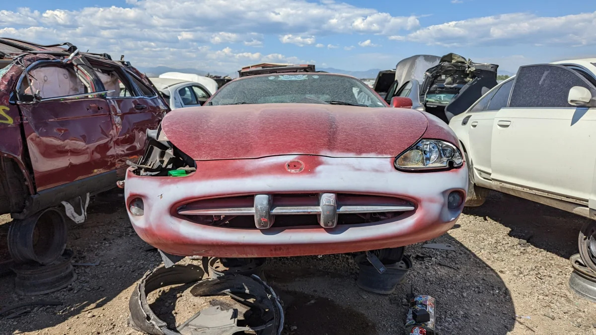 28 - 1997 Jaguar XK8 in Colorado junkyard - Photo by Murilee Martin