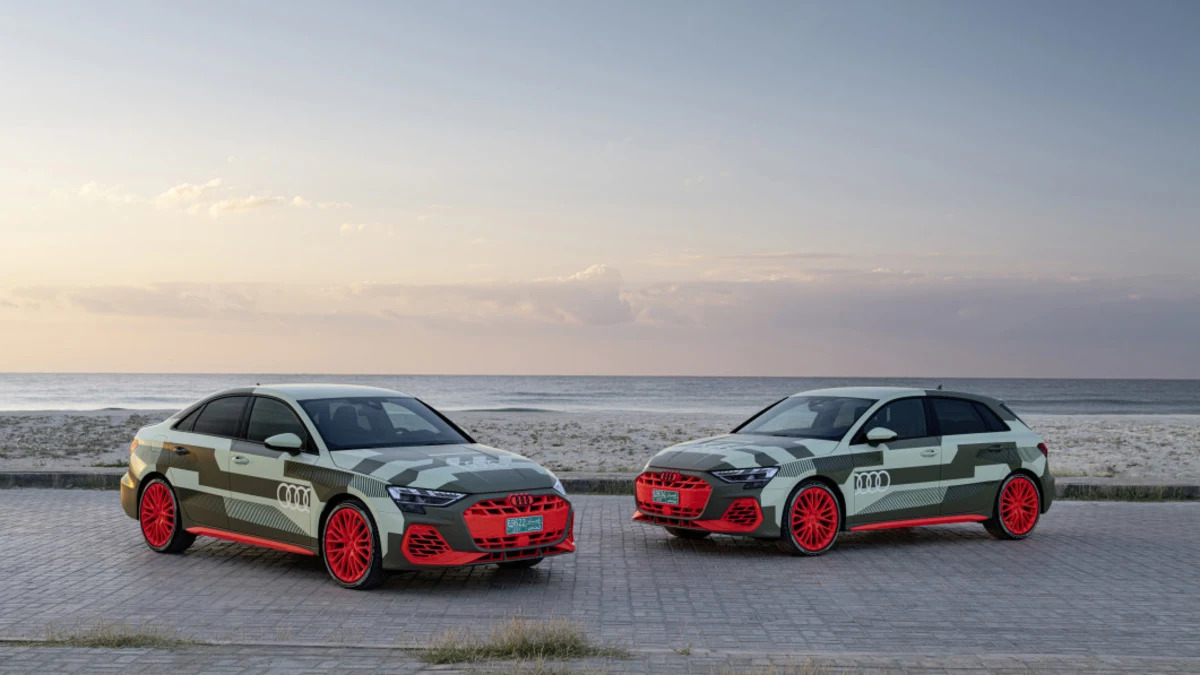 2025 Audi S3 teased, lots of changes beneath the latest camo