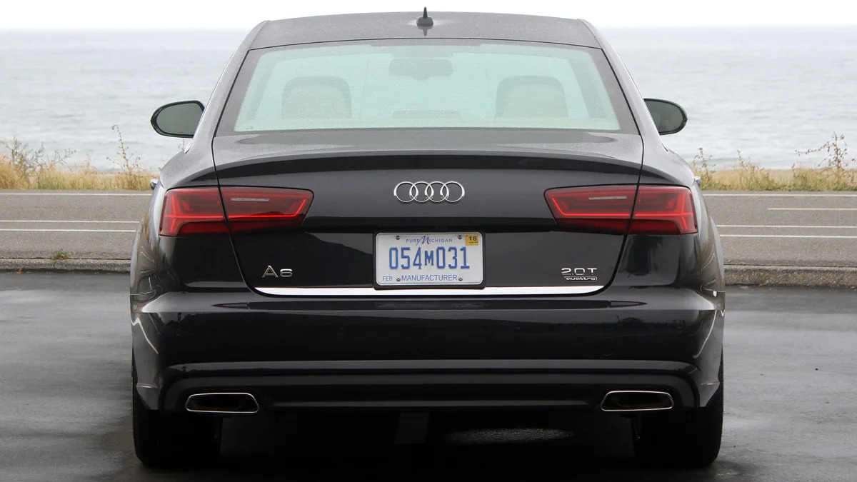2016 Audi A6 rear view
