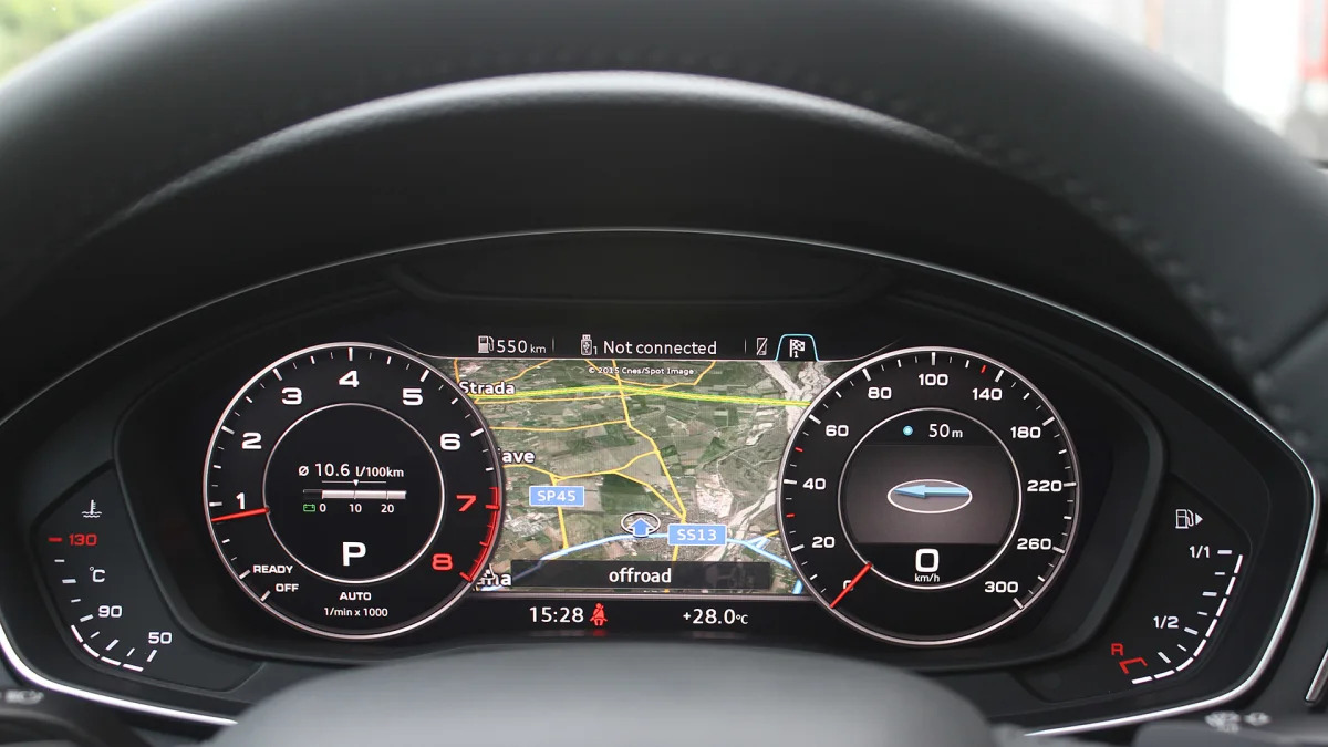 2017 Audi A4 gauges
