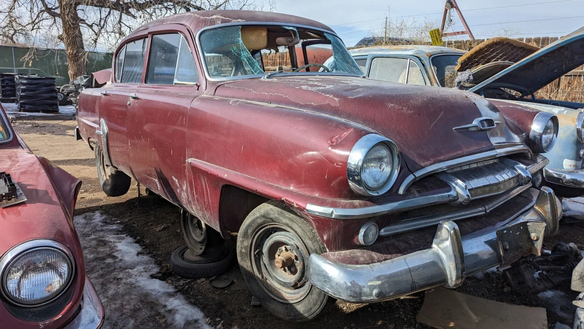 99 - 1954 Plymouth in Colorado junkyard - photo by Murilee Martin