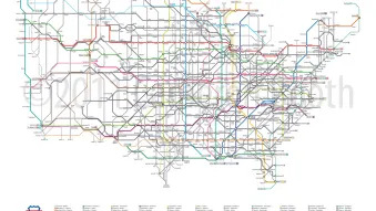 Cameron Booth - U.S. Routes map