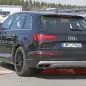 Audi SQ7 spy shot rear and exhausts