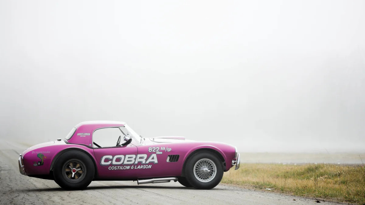 1963 Shelby 289 Cobra Dragonsnake profile
