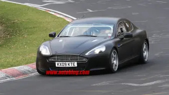 Competition-spec Aston Martin Rapide on the 'Ring