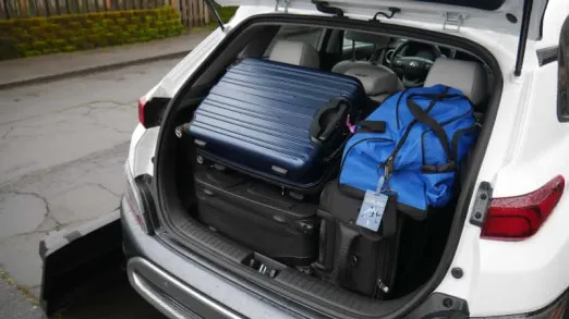 2022 Hyundai Kona Luggage Test max smaller bags