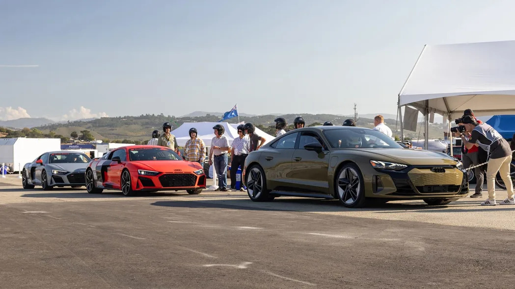 Audi RS E-Tron GT and 2023 Audi R8s