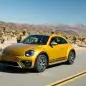 vw beetle dune coupe on the road