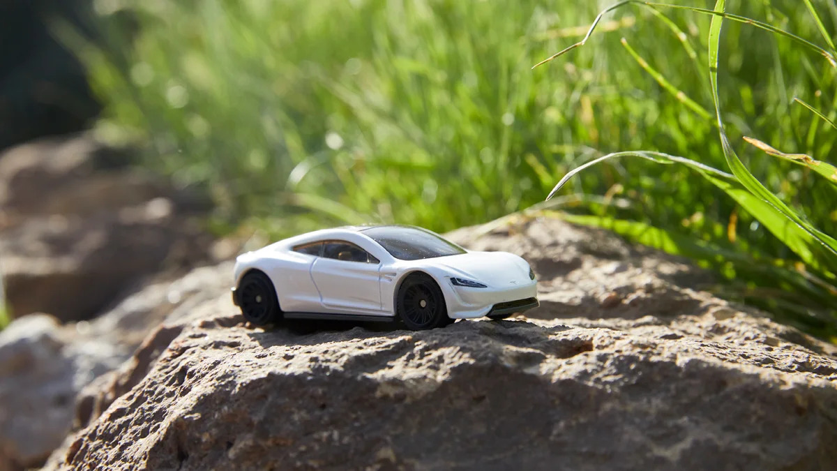 Matchbox Tesla Roadster loose