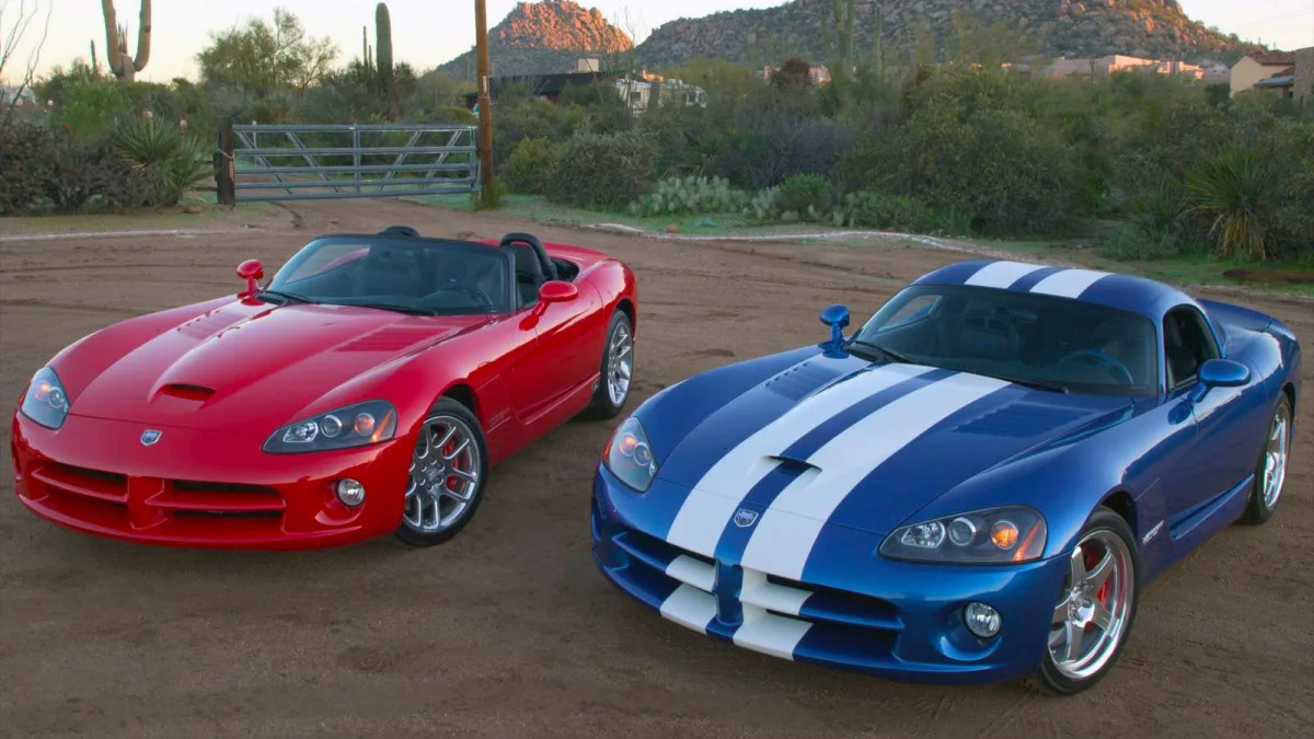 We'll kick things off with the Dodge Viper