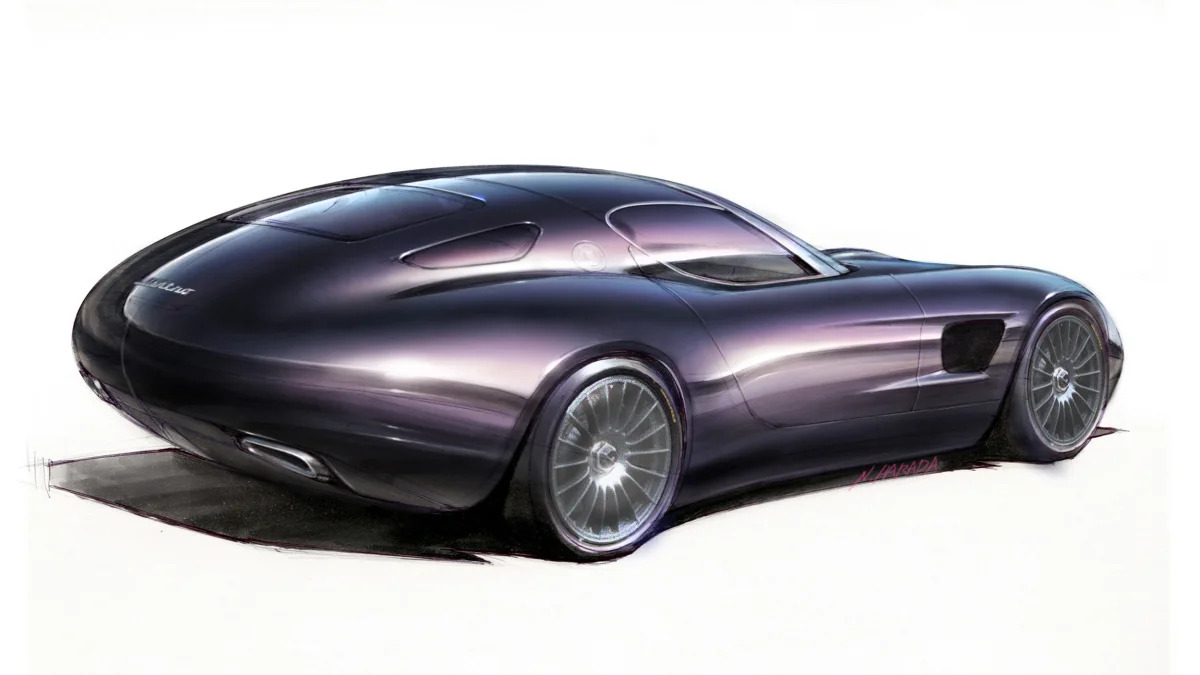 Maserati Mostro by Zagato drawing