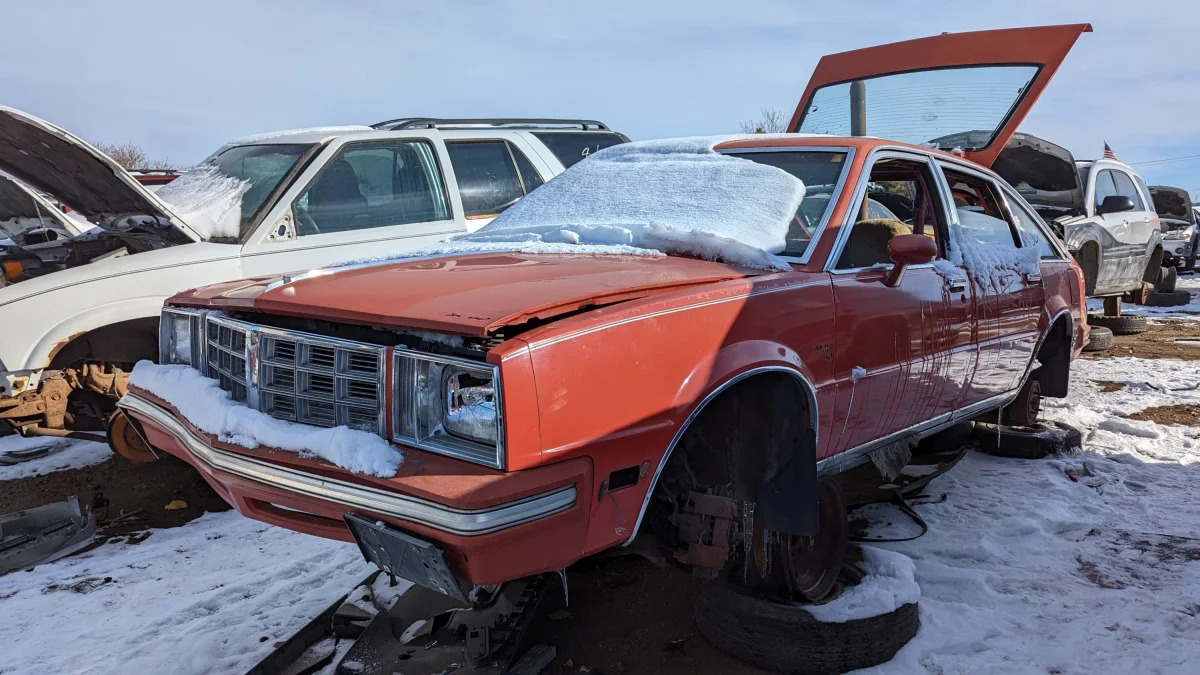 40 - 1980 Pontiac Phoenix in Colorado junkyard - photo by Murilee Martin